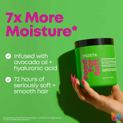 Masque pour cheveux secs 500 ml Food For Soft - Matrix