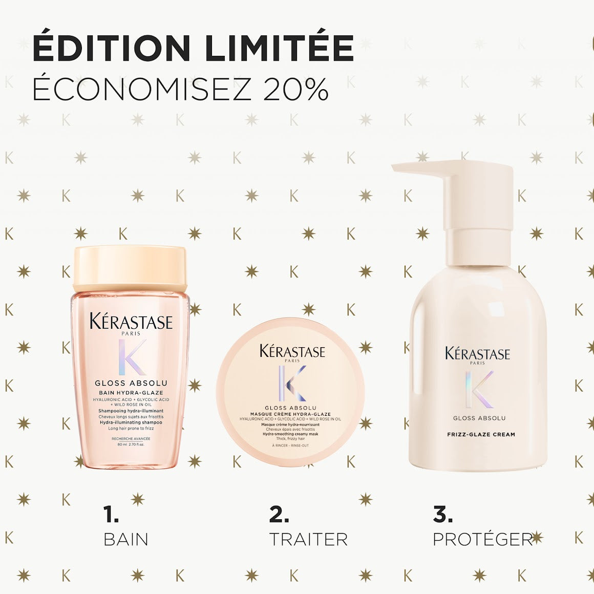 Coffret des fêtes trio Gloss Absolu Crème - Kérastase