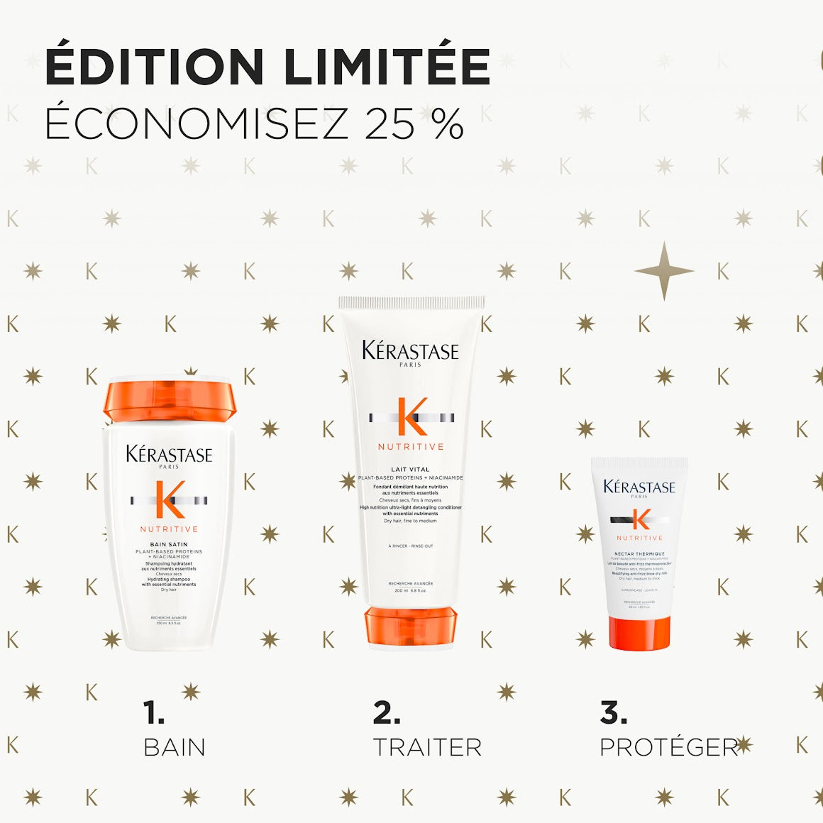Coffret des fêtes trio Nutritive - Kérastase