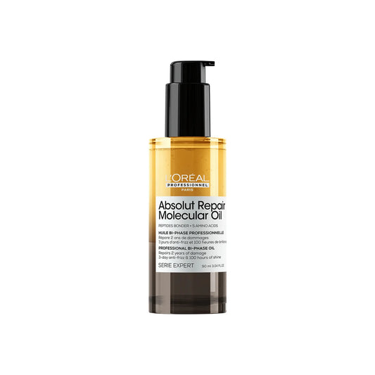 10-in-1 Oil for Very Damaged Hair 90ml Absolut Repair Molecular - L'Oréal Professionnel
