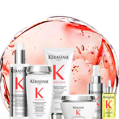 Concentré Décalcifiant Ultra-Réparateur pré-shampoing pour cheveux abîmés format voyage 45 ml Première - Kérastase