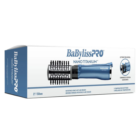 Brosse ionique rotative à air chaud + - Babyliss Pro