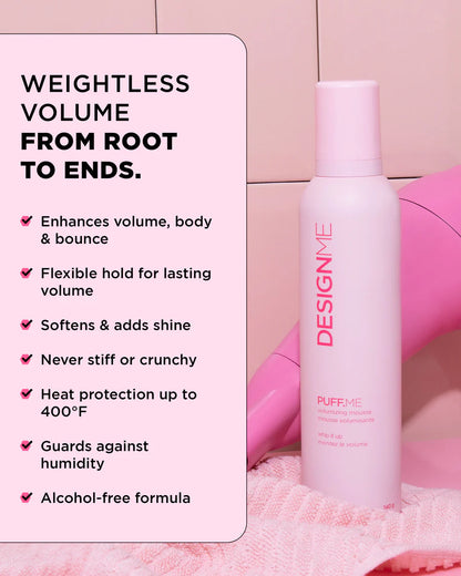 Mousse Volumisante Puff.Me 250 ml - Design.Me