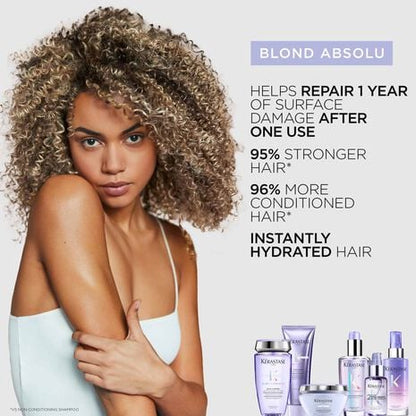 Bain Lumière Shampoing pour Cheveux Blonds format voyage 80 ml Blond Absolu - Kérastase