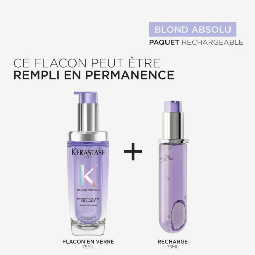 Recharge huile CicaGloss Blond Absolu 75 ml - Kérastase