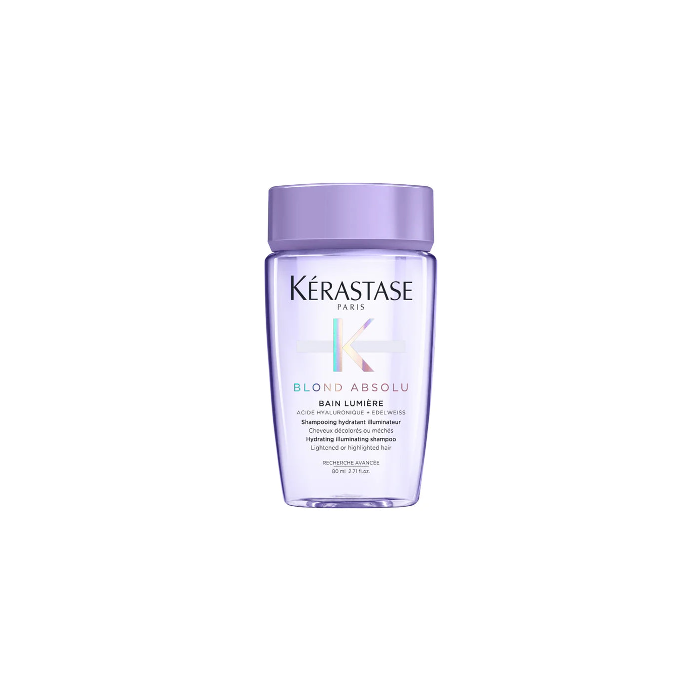 Bain Lumière Shampoing pour Cheveux Blonds format voyage 80 ml Blond Absolu - Kérastase