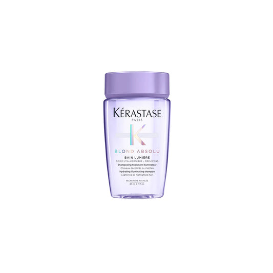 Bain Lumière Shampoing pour Cheveux Blonds format voyage 80 ml Blond Absolu - Kérastase