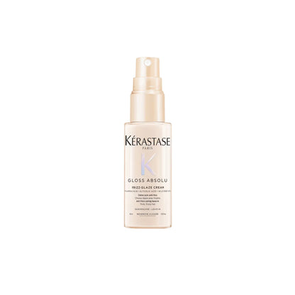 Frizz-Glaze Cream crème thermique pour cheveux moyens à épais sujets aux frisottis format voyage 45 ml Gloss Absolu - Kérastase