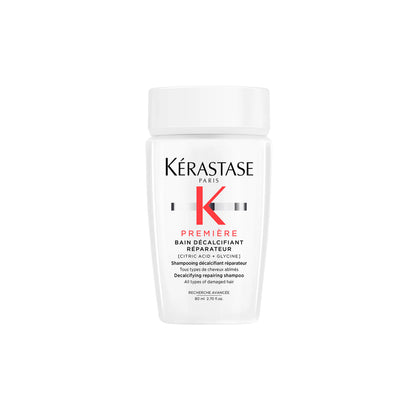 Bain Décalcifiant Shampoing pour cheveux abîmés format voyage 80 ml Première - Kérastase