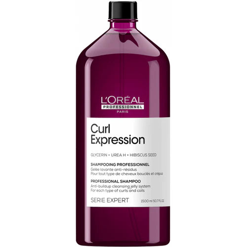 Shampoing en Gelée Nettoyant pour cheveux bouclés, fins 1.5L Curl Expression - L'Oréal Professionnel