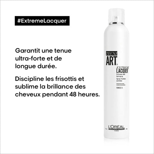 Spray de Fixation Extrême Lacquer 6 Tecni.Art 289 g - L'Oréal Professionnel