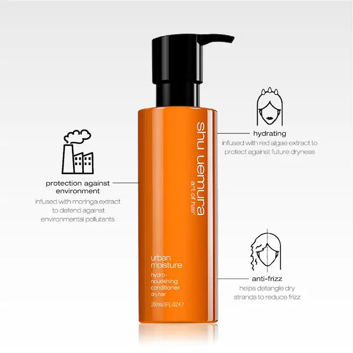 Routine pour Cheveux Secs Urban Moisture - Shu Uemura