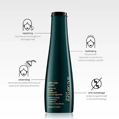 Routine pour Cheveux Très Abîmés, Fins à Moyens Ultimate Reset - Shu Uemura